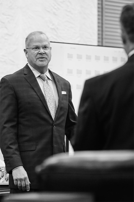 Bryan Delius at work